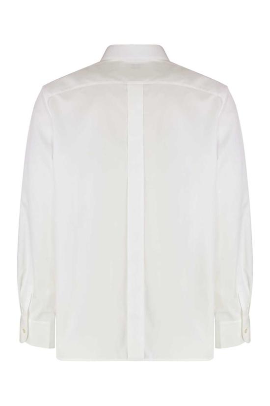  생로랑 셔츠 Saint Laurent 카상드르 코튼 포플린 셔츠 화이트 - SAINT LAURENT