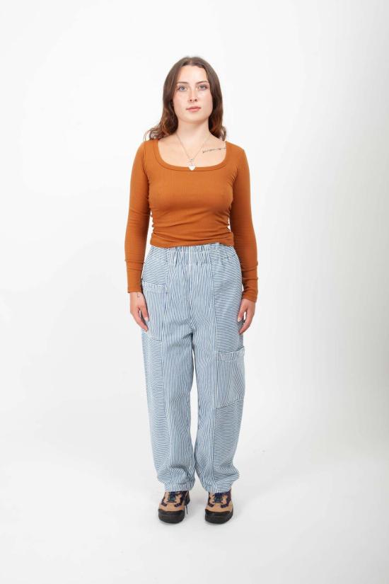  Gravel & Gold 스트레이트 팬츠 그래블 & 골드 랠리 팬츠, 페이디드 컨덕터