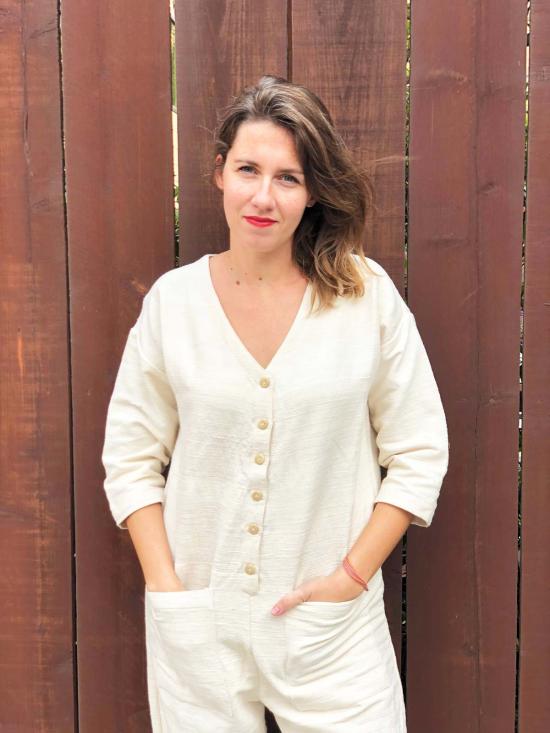  Happy French Gang 점프수트 Happyfrenchgang 텍스처드  내추럴 - OTHER BRANDS