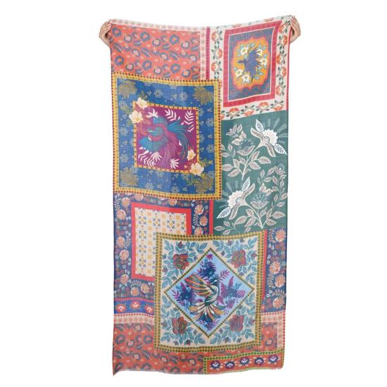  비스마야 머플러/스카프 송버드 직사각형 울 스카프 베이지 오렌지