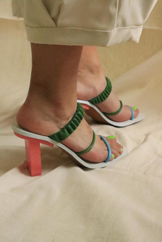  메리 로 샌들 포모사 힐  구아바/퍼시몬 - MARY LO