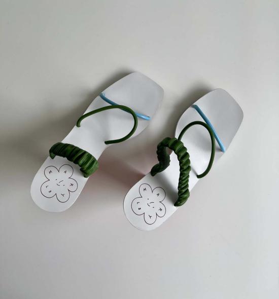  메리 로 샌들 포모사 힐  구아바/퍼시몬 - MARY LO