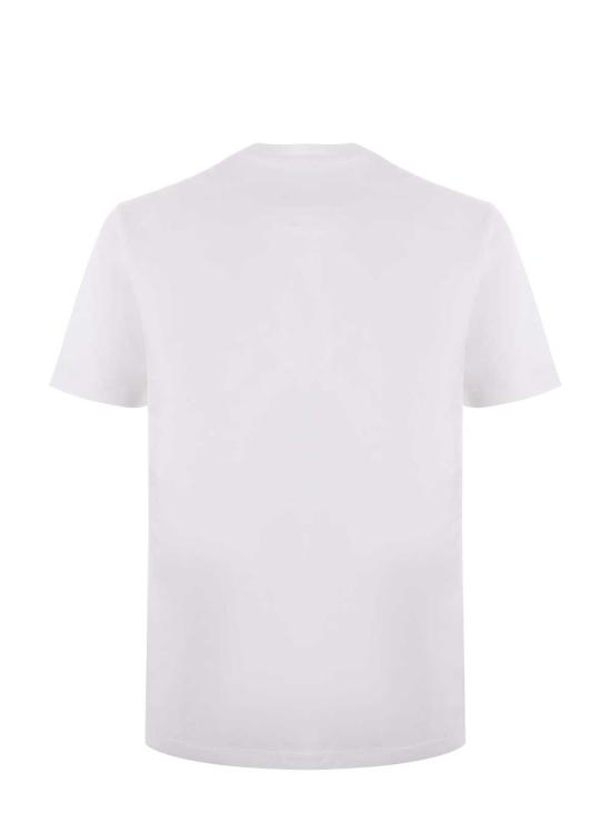  엠포리오 아르마니 반팔 티셔츠 라운드넥 티셔츠 화이트 - EMPORIO ARMANI