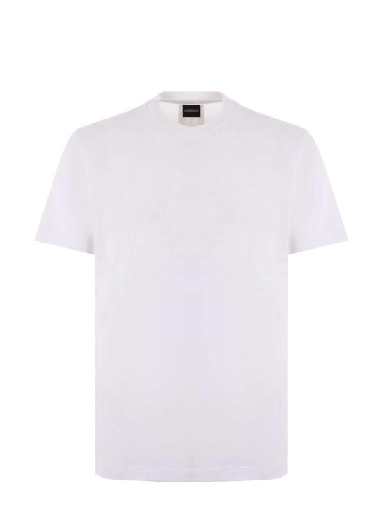  엠포리오 아르마니 반팔 티셔츠 라운드넥 티셔츠 화이트