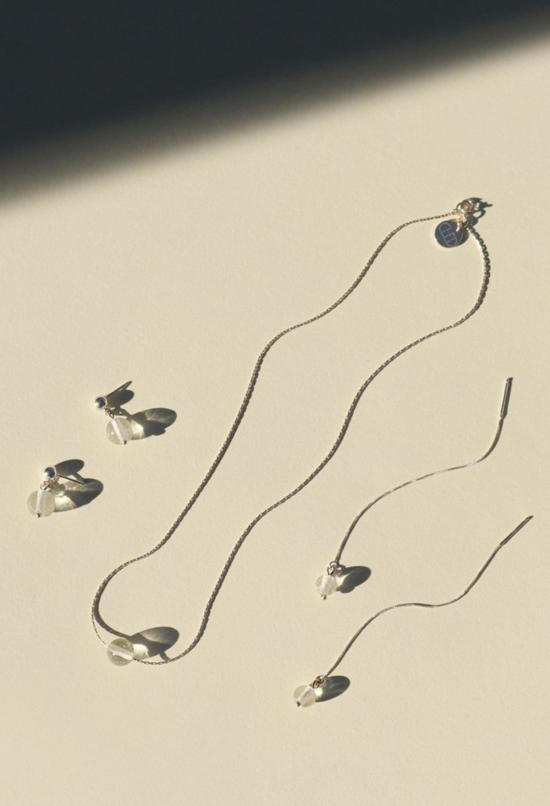  클레드 목걸이/팬던트 미니멀 볼 목걸이 스털링 실버 - CLED