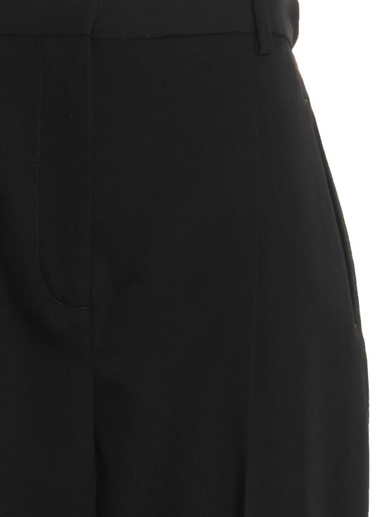  토리버치 스트레이트 팬츠 토리 버치 울 트윌 테일러드 팬츠 블랙 - TORY BURCH