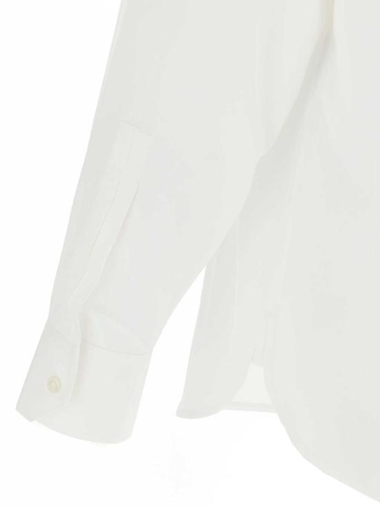  생로랑 셔츠 코튼 셔츠 화이트 - SAINT LAURENT