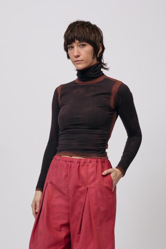  메종 마르코시안 터틀넥 라임워시