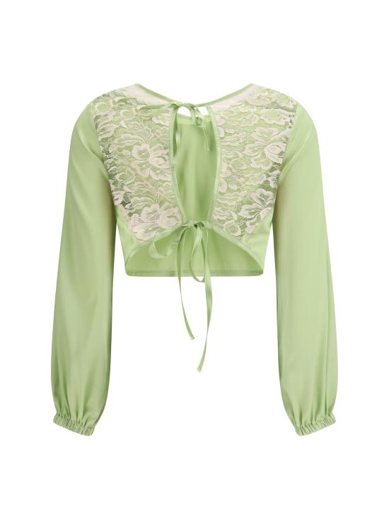 26SS 크리스티나 티 셔츠 KBL0144TE0273 VE44 GREEN - KRISTINA TI