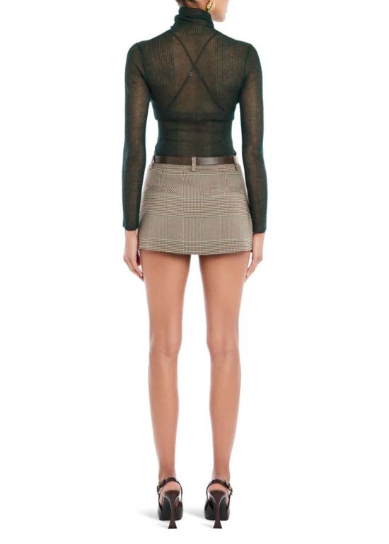  세로야 터틀넥 세르오야 파이퍼 스웨터 에버그린 - SER.O.YA