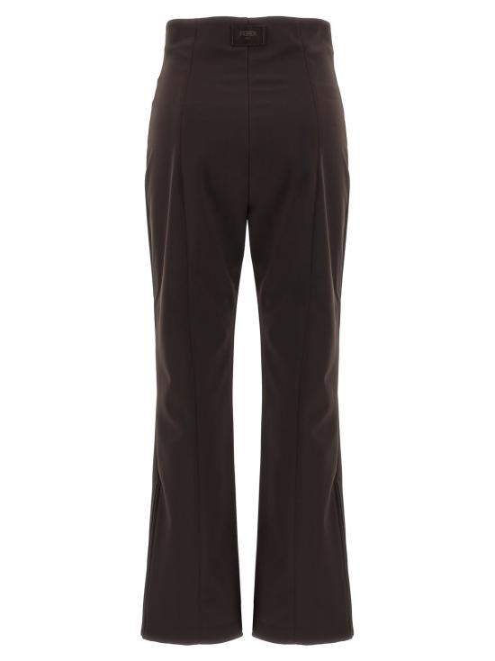  펜디 플레어 팬츠 스키  브라운 - FENDI