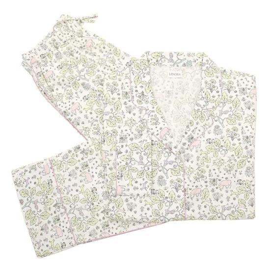  Lenora 라운지 웨어 레노라 클래식 코튼 파자마 에미 플로럴 - OTHER BRANDS