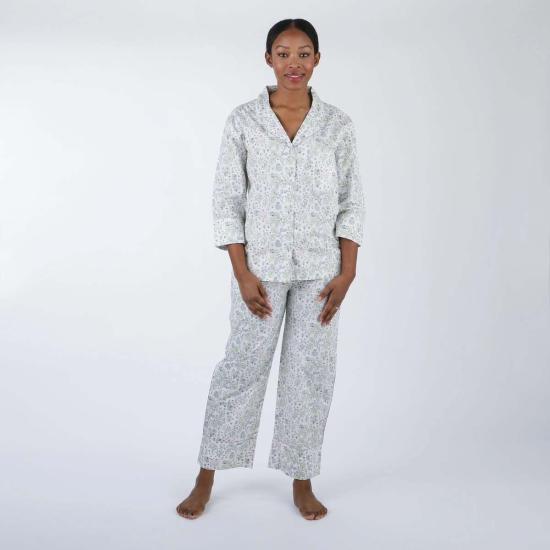  Lenora 라운지 웨어 레노라 클래식 코튼 파자마 에미 플로럴