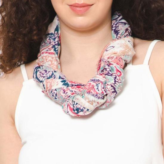  Vismaya 머플러/스카프 비스마야 페이즐리 프린지 조젯 스카프 - OTHER BRANDS