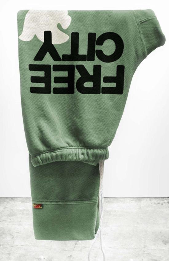  프리시티 스트레이트 팬츠 프리 시티 라지 3/4 스웨트팬츠 조슈아 트리