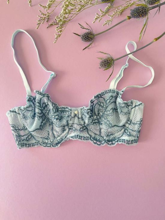  CLO 브라 클로 포르투나 레이스 데미 언더와이어  임페리얼 블루