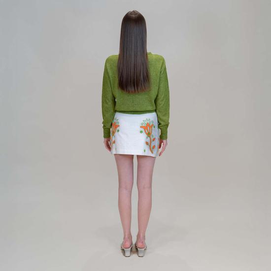  Roseanna 숏 스커트 로잔나 나이트 미니스커트 아이보리 - OTHER BRANDS