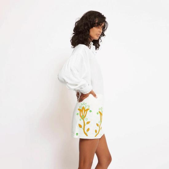  Roseanna 숏 스커트 로잔나 나이트 미니스커트 아이보리 - OTHER BRANDS