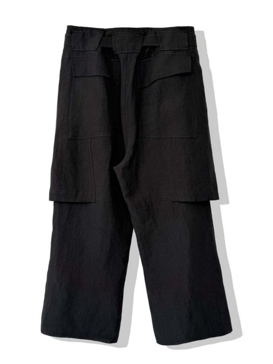  SAN263-1 수트 팬츠 산263 1 레이어드 스커트  블랙 - OTHER BRANDS