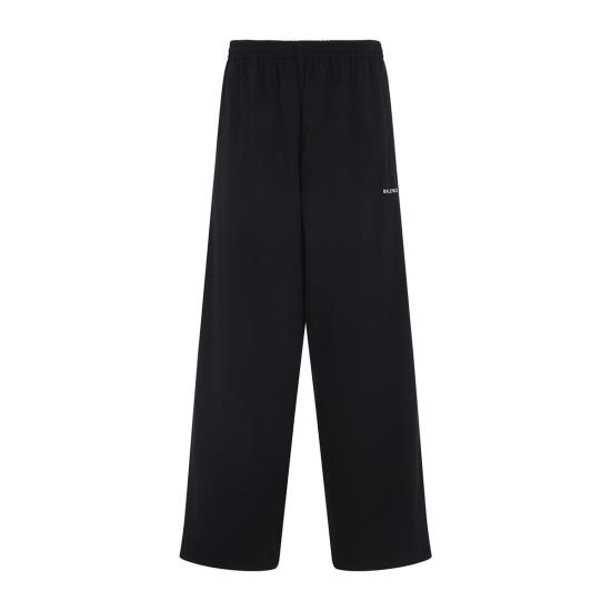 발렌시아가 스트레이트 팬츠 트레이닝 팬츠 블랙 - BALENCIAGA