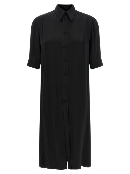  질샌더 롱 원피스 질 샌더 롱셔츠 블랙