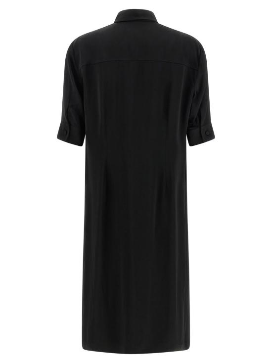  질샌더 롱 원피스 질 샌더 롱셔츠 블랙 - JIL SANDER