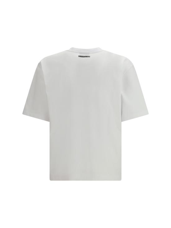 26SS 디스퀘어드2 반팔 티셔츠 S78GD0118D20033 100 WHITE - DSQUARED2