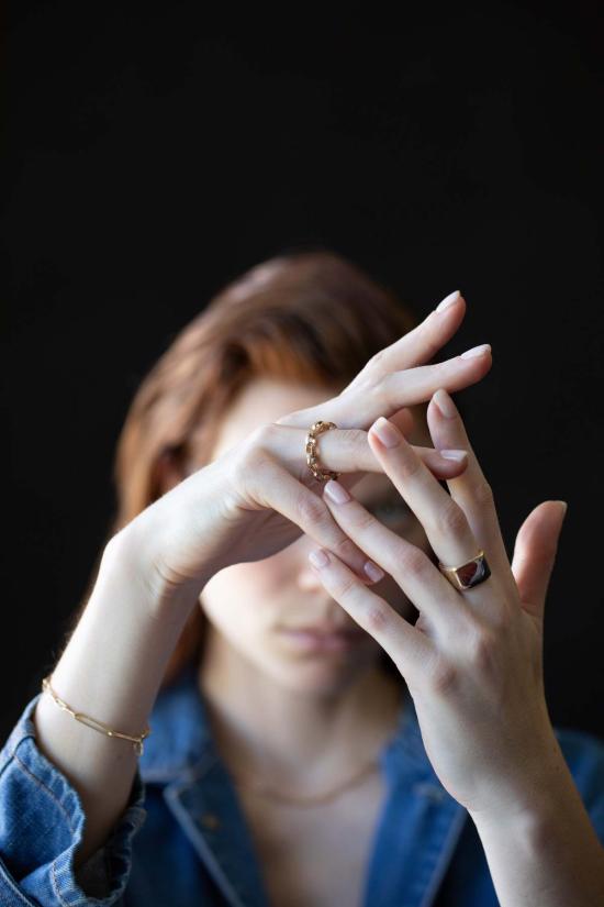  시리 한스도터 반지 Siri Hansdotter Hansi 인장 - SIRI HANSDOTTER