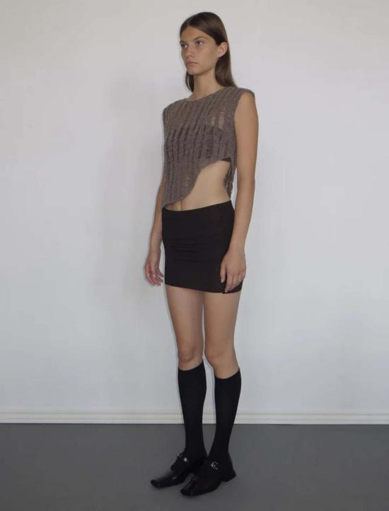  팔로마울 민소매 티셔츠 팔로마 울 아페롤 니트 탑 토프 프린트 - PALOMA WOOL