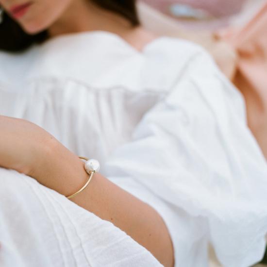  크레시오니 팔찌 Crescioni Perla  브라스/진주 - CRESCIONI