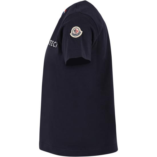  [키즈] 몽클레어 트레이닝 상의 몽클레르 아동용 티셔츠 (로고 포함, 파란색) - MONCLER