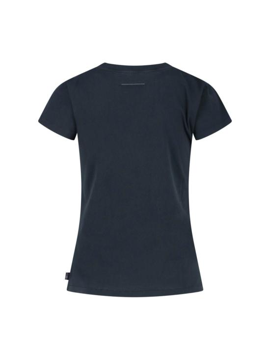  MM6 메종마르지엘라 반팔 티셔츠 Mm6 메종 마르지엘라 로고 티셔츠 블랙 - MM6 MAISON MARGIELA