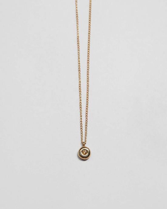  티로 티로 목걸이/팬던트 도미 목걸이 금/다이아몬드 - TIRO TIRO