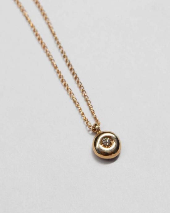  티로 티로 목걸이/팬던트 도미 목걸이 금/다이아몬드 - TIRO TIRO