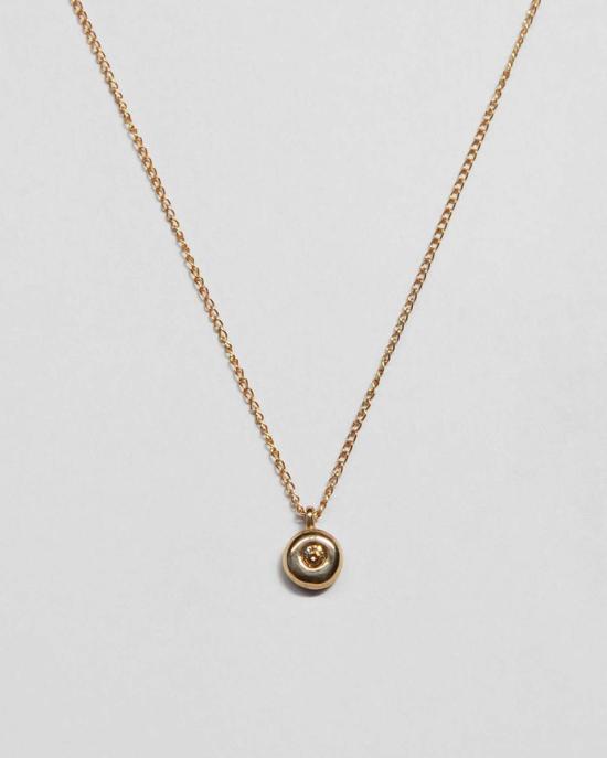  티로 티로 목걸이/팬던트 도미 목걸이 금/다이아몬드 - TIRO TIRO