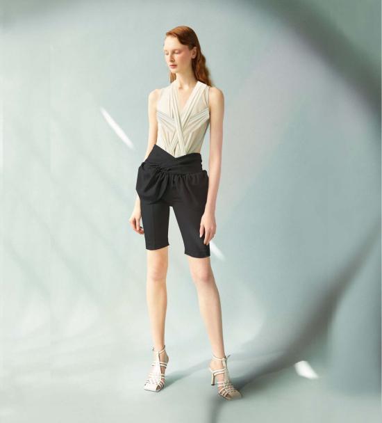  Luisa et La Luna 숏팬츠 Luisa Et La Luna Pascal 자전거 반바지 느와르 - OTHER BRANDS