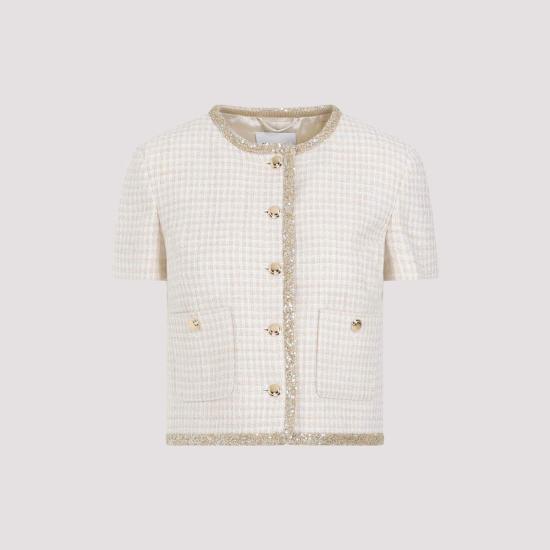  미우미우 자켓 버진 울 재킷 아보리오 알비노 - MIU MIU