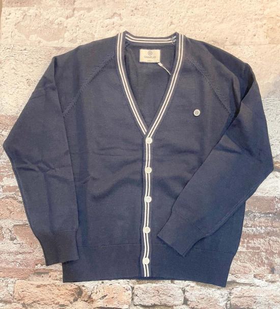  샹플랭 가디건 카디건 네이비