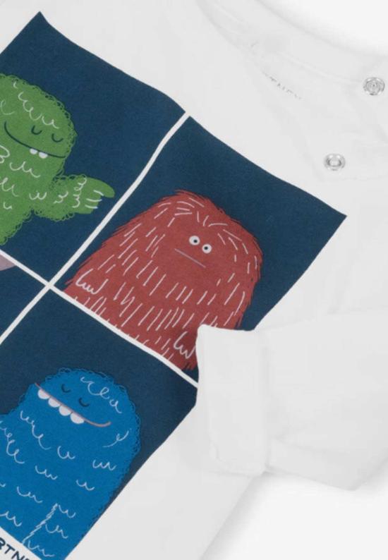  [키즈] 스텔라 맥카트니 탑 스텔라 매카트니 예티 키즈 티셔츠 화이트 - STELLA MCCARTNEY