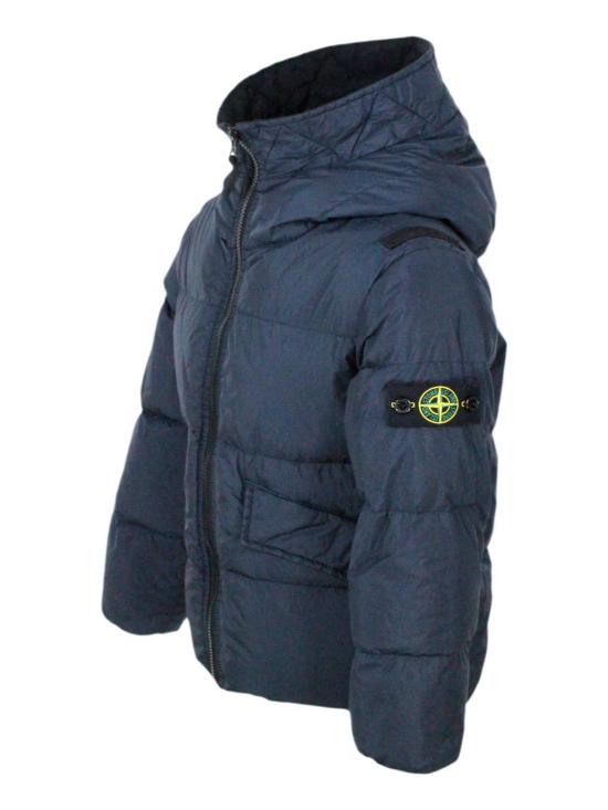  [키즈] 스톤 아일랜드 자켓 키즈 재킷 블루 - STONE ISLAND