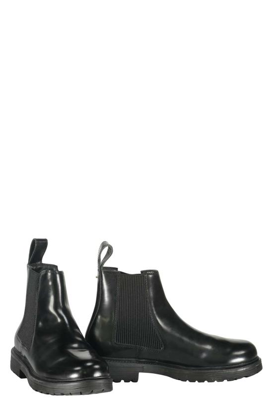  디젤 부츠 첼시  블랙 가죽 - DIESEL