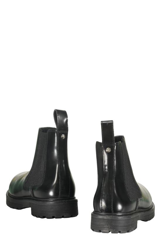  디젤 부츠 첼시  블랙 가죽 - DIESEL