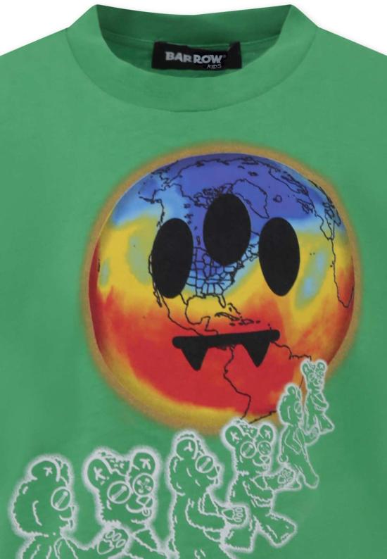  [키즈] 바로우 트레이닝 상의 어린이용 배로우 티셔츠 (녹색) - BARROW