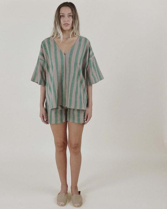  PO-EM 튜닉 포엠 유 아 러브드  탑 씨 스트라이프 - OTHER BRANDS