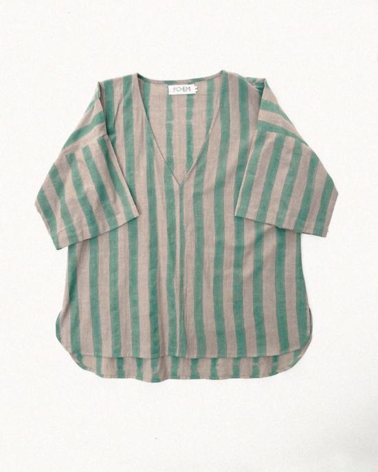  PO-EM 튜닉 포엠 유 아 러브드  탑 씨 스트라이프 - OTHER BRANDS