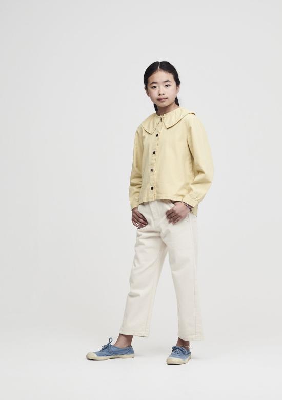  [키즈] Main Story 트레이닝/조거 팬츠 키즈 유니섹스 메인 스토리 배럴 진 에크루