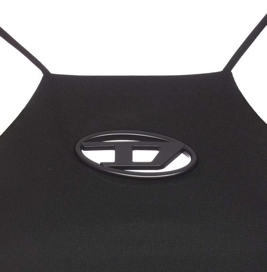  디젤 민소매 티셔츠 T 윌릿 니트 크롭탑 블랙 - DIESEL