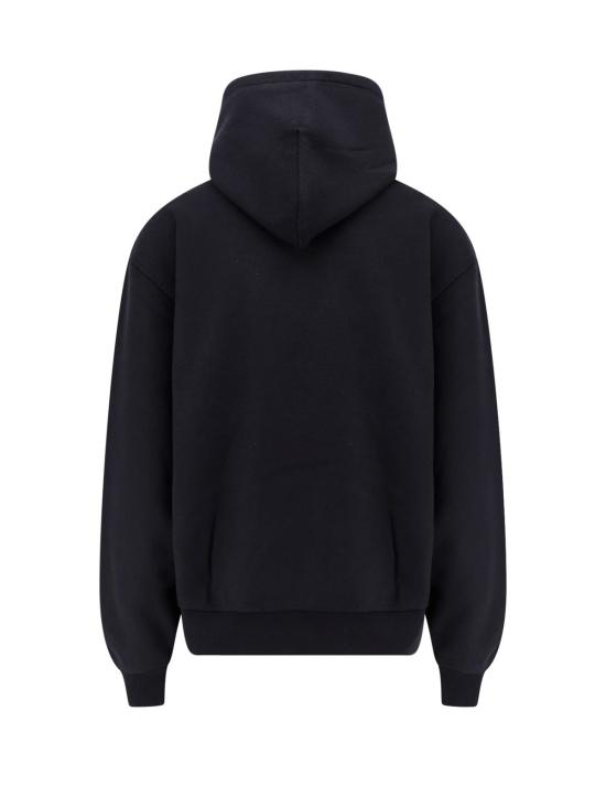  버버리 긴팔 티셔츠 코튼 스웨트셔츠 블랙 - BURBERRY