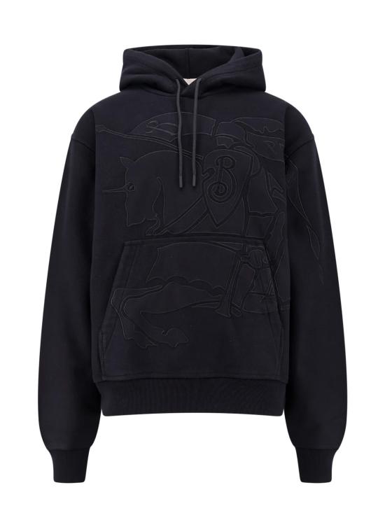  버버리 긴팔 티셔츠 코튼 스웨트셔츠 블랙