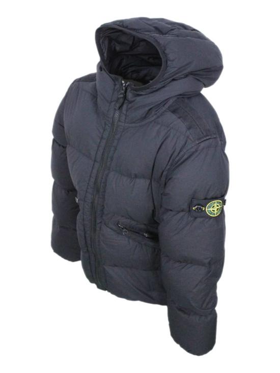  [키즈] 스톤 아일랜드 자켓 키즈 재킷 블랙 - STONE ISLAND